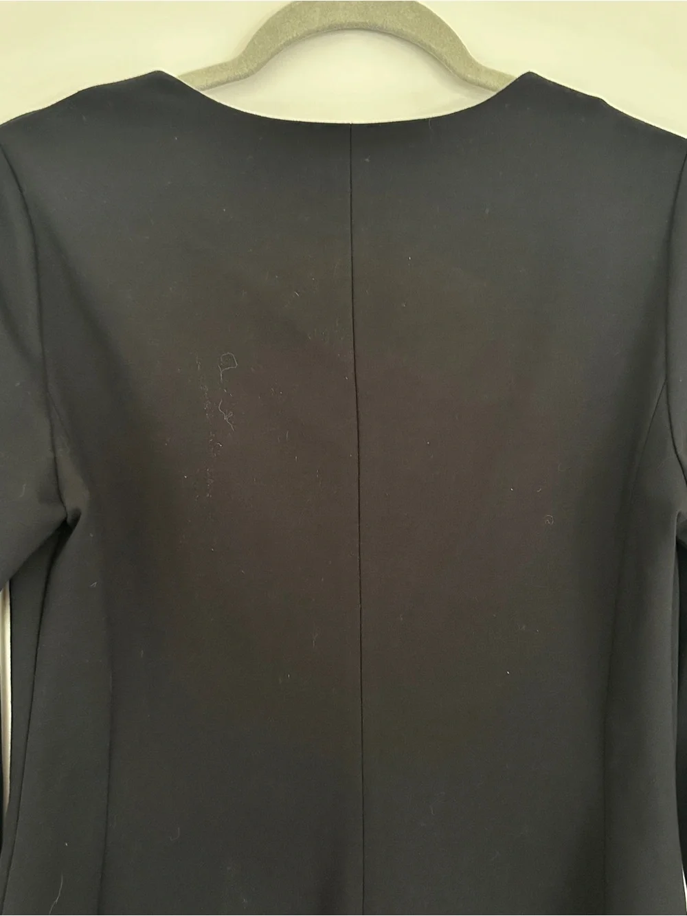 NWT Tory Burch Rory Classic Black Long-Sleeve Keyhole Mini Dress M